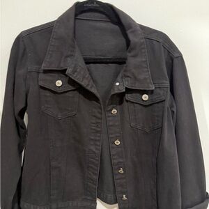SHEIN Charcoal Jean Jacket